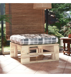 Pouf palette de jardin bois de pin imprégné