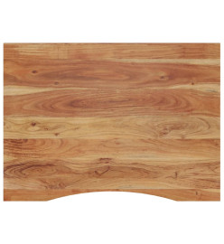 Dessus de bureau 100x80x2,5 cm rectangulaire bois massif acacia