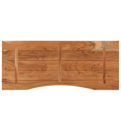 Dessus de bureau 140x60x2,5 cm rectangulaire bois massif acacia