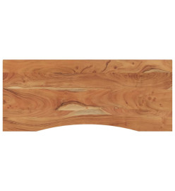 Dessus de bureau 110x50x2,5 cm rectangulaire bois massif acacia