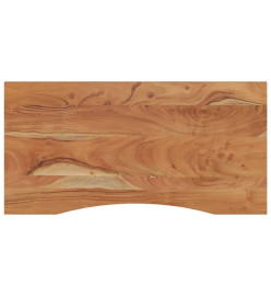 Dessus de bureau 120x60x2,5 cm rectangulaire bois massif acacia