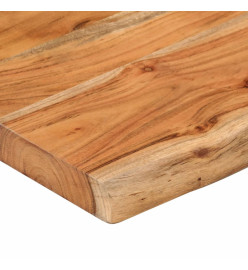 Dessus de table 140x30x2,5 cm rectangulaire bois massif acacia