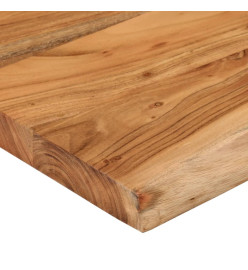 Dessus de table 100x40x2,5 cm rectangulaire bois massif acacia