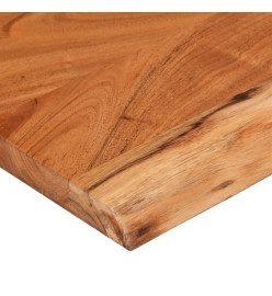 Dessus de table 120x40x2,5 cm rectangulaire bois massif acacia