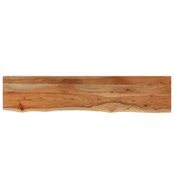 Dessus de table 180x40x3,8 cm rectangulaire bois massif acacia