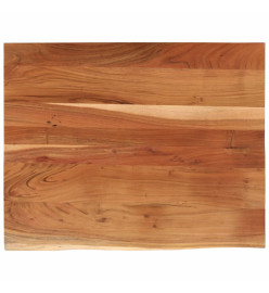 Dessus de table 100x80x2,5 cm rectangulaire bois massif acacia