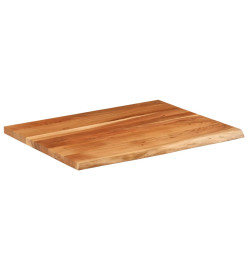 Dessus de table 110x80x3,8 cm rectangulaire bois massif acacia