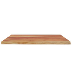 Dessus de table 90x80x2,5 cm rectangulaire bois massif d'acacia