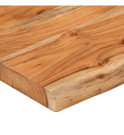 Dessus de table 140x30x3,8 cm rectangulaire bois massif acacia