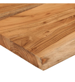 Dessus de table 100x40x3,8 cm rectangulaire bois massif acacia