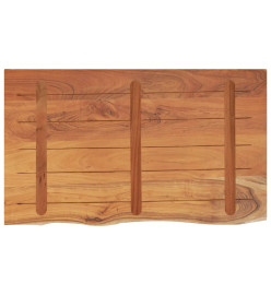 Comptoir de salle de bain 90x60x3,8 cm rectangulaire acacia