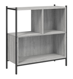 Bibliothèque sonoma gris 72x28x77,5 cm bois d'ingénierie