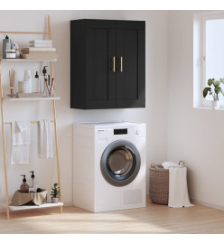 Armoire murale noir 69,5x34x90 cm bois d'ingénierie