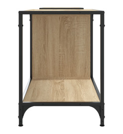 Meuble TV chêne sonoma 203x37x50 cm bois d'ingénierie