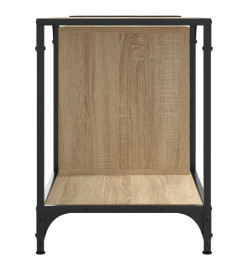 Meuble TV chêne sonoma 153x37x50 cm bois d'ingénierie