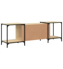 Meuble TV chêne sonoma 153x37x50 cm bois d'ingénierie