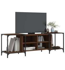 Meuble TV chêne marron 153x37x50 cm bois d'ingénierie