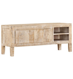 Meuble TV 110x35x46 cm bois massif de manguier