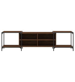 Meuble TV chêne marron 203x37x50 cm bois d'ingénierie