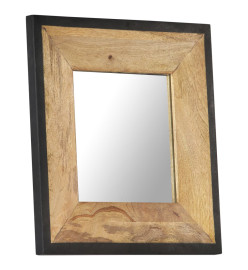 Miroir 50x50 cm Bois de manguier massif