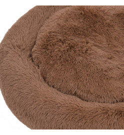 Coussin lavable pour chiens/chats Marron 70x70x15 cm Peluche