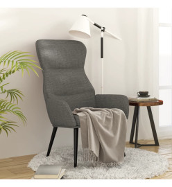 Chaise de relaxation Gris clair Tissu