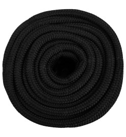 Corde de bateau Noir complet 18 mm 50 m Polypropylène