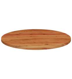 Dessus de table Ø80x2,5 cm rond bois massif d'acacia