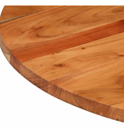 Dessus de table Ø90x2,5 cm rond bois massif d'acacia