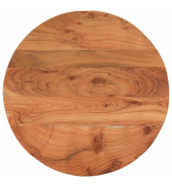 Dessus de table Ø50x3,8 cm rond bois massif d'acacia