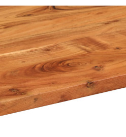 Dessus de table 100x50x2,5 cm ovale bois massif d'acacia