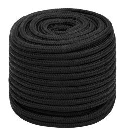 Corde de bateau Noir complet 18 mm 100 m Polypropylène