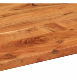 Dessus de table 90x40x2,5 cm ovale bois massif d'acacia