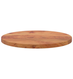 Dessus de table Ø50x2,5 cm rond bois massif d'acacia