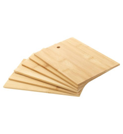 Excellent Houseware Ensemble de planche à découper 7pcs support bambou