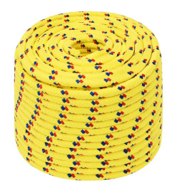 Corde de bateau Jaune 12 mm 100 m Polypropylène