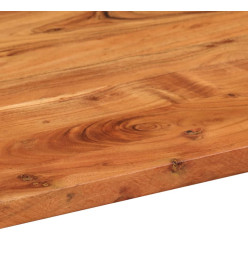 Dessus de table 140x60x2,5 cm ovale bois massif d'acacia