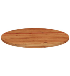 Dessus de table Ø70x3,8 cm rond bois massif d'acacia