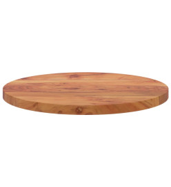 Dessus de table Ø60x3,8 cm rond bois massif d'acacia