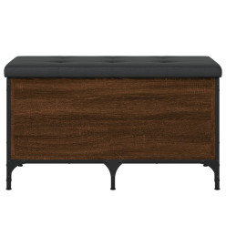 Banc de rangement chêne marron 82x42x45 cm Bois d'ingénierie