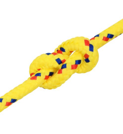 Corde de bateau Jaune 6 mm 250 m Polypropylène