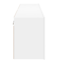 Meubles TV muraux 2 pcs blanc 80x30x41 cm