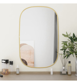 Miroir mural Doré 70x45 cm