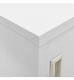Armoire à casiers Gris clair 90x45x92,5 cm Acier