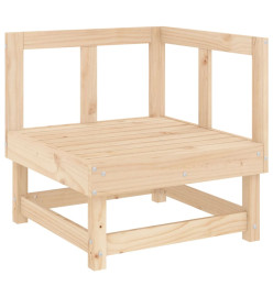 Salon de jardin 10 pcs Bois de pin massif