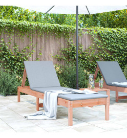 Chaise longue 199,5x60x74 cm bois massif de douglas