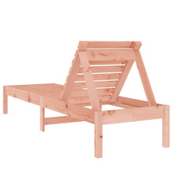 Chaise longue 199,5x60x74 cm bois massif de douglas