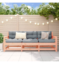 Salon de jardin 3 pcs bois massif douglas