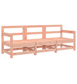 Salon de jardin 3 pcs bois massif douglas