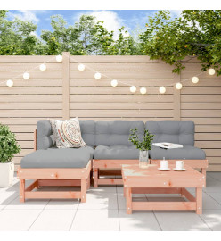 Salon de jardin 5 pcs bois massif douglas